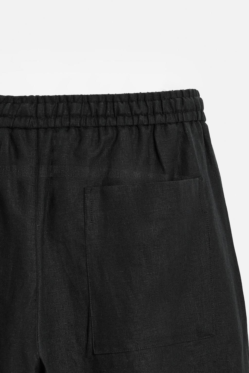 100% LINEN TROUSERS - Zara фото 35