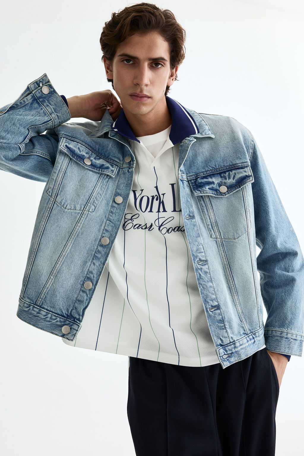 Cazadora trucker en denim - H&m фото 4