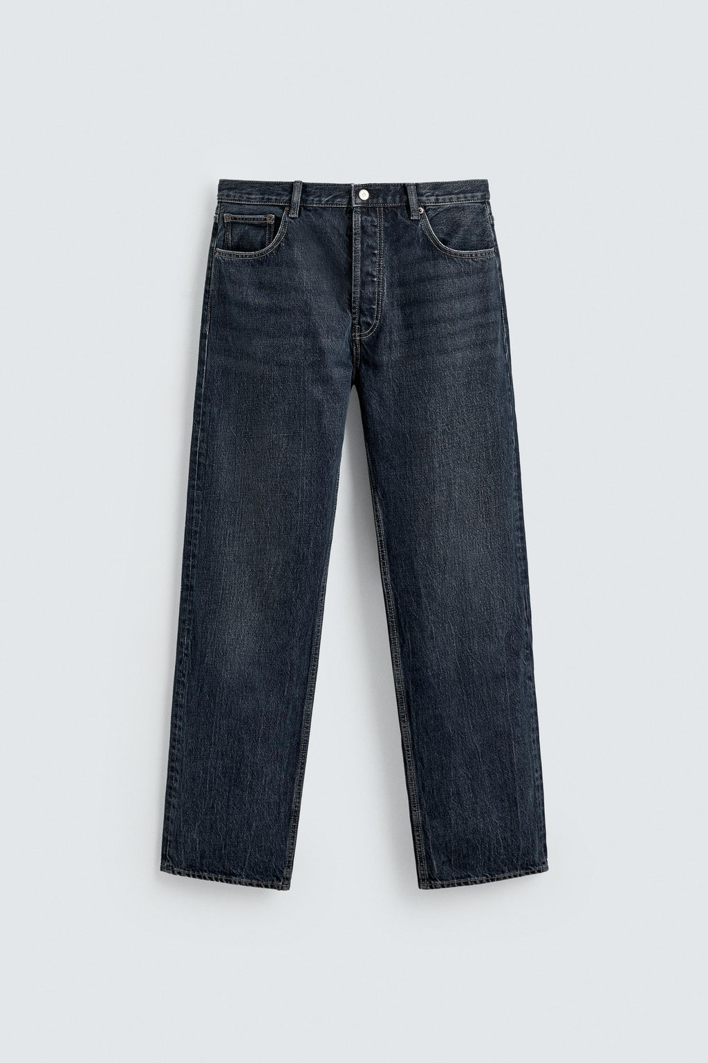 JEANS STRAIGHT FIT / Azul - Zara фото 7