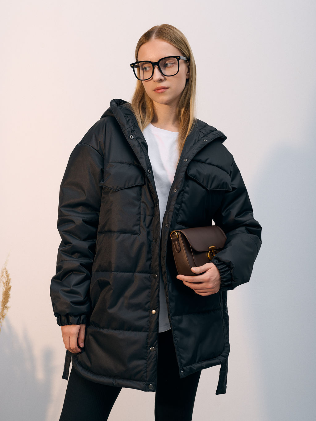 Куртка зимняя "Эмми" черный