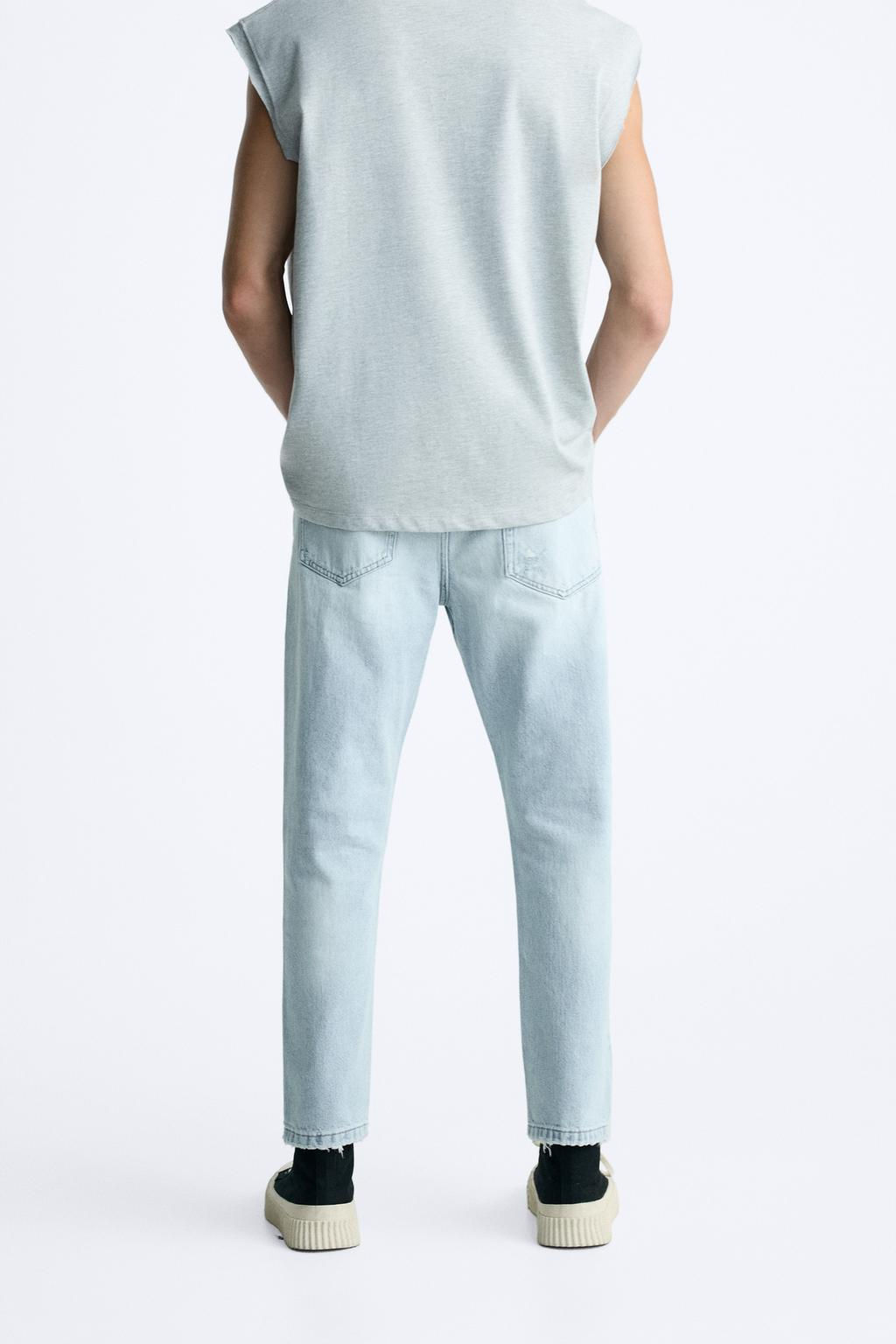 SLIM FIT CROPPED JEANS - Zara фото 39