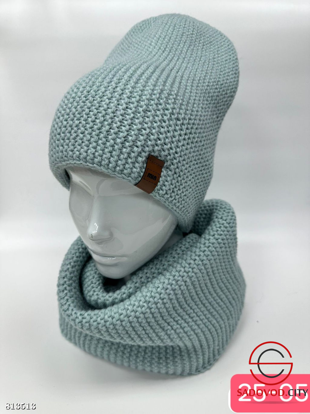 Комплект шапка + хомут женский - Bruno фото 6