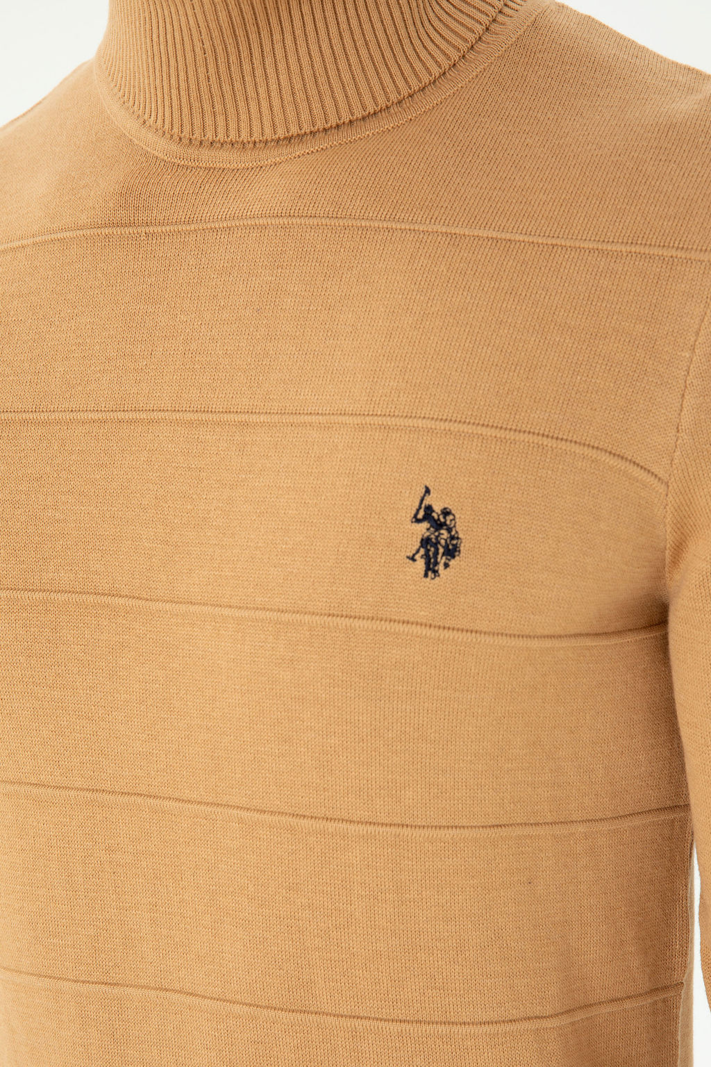 U. S. Polo Assn Мужской свитер песочного меланжа - U.s. polo assn фото 20