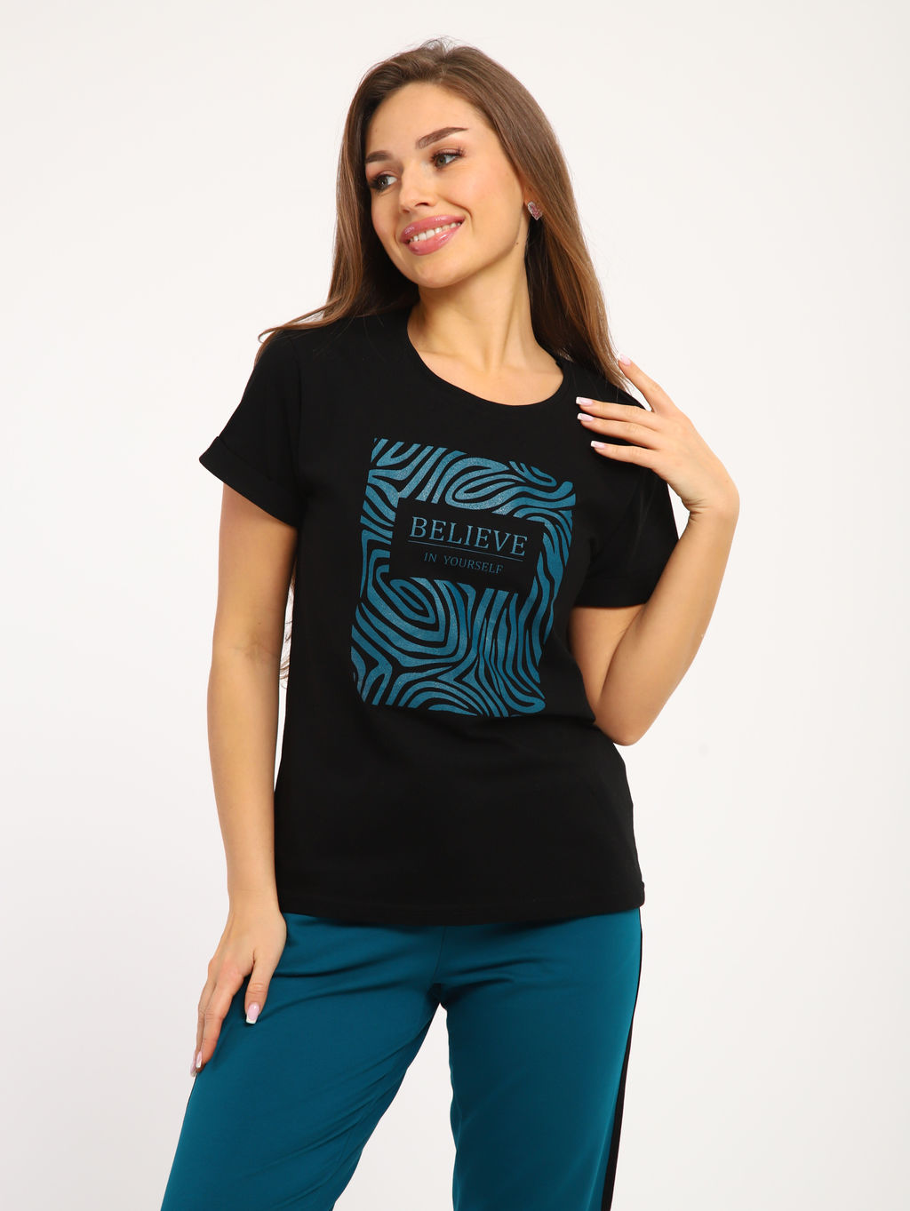 Костюм женский 5-342а (петроль)