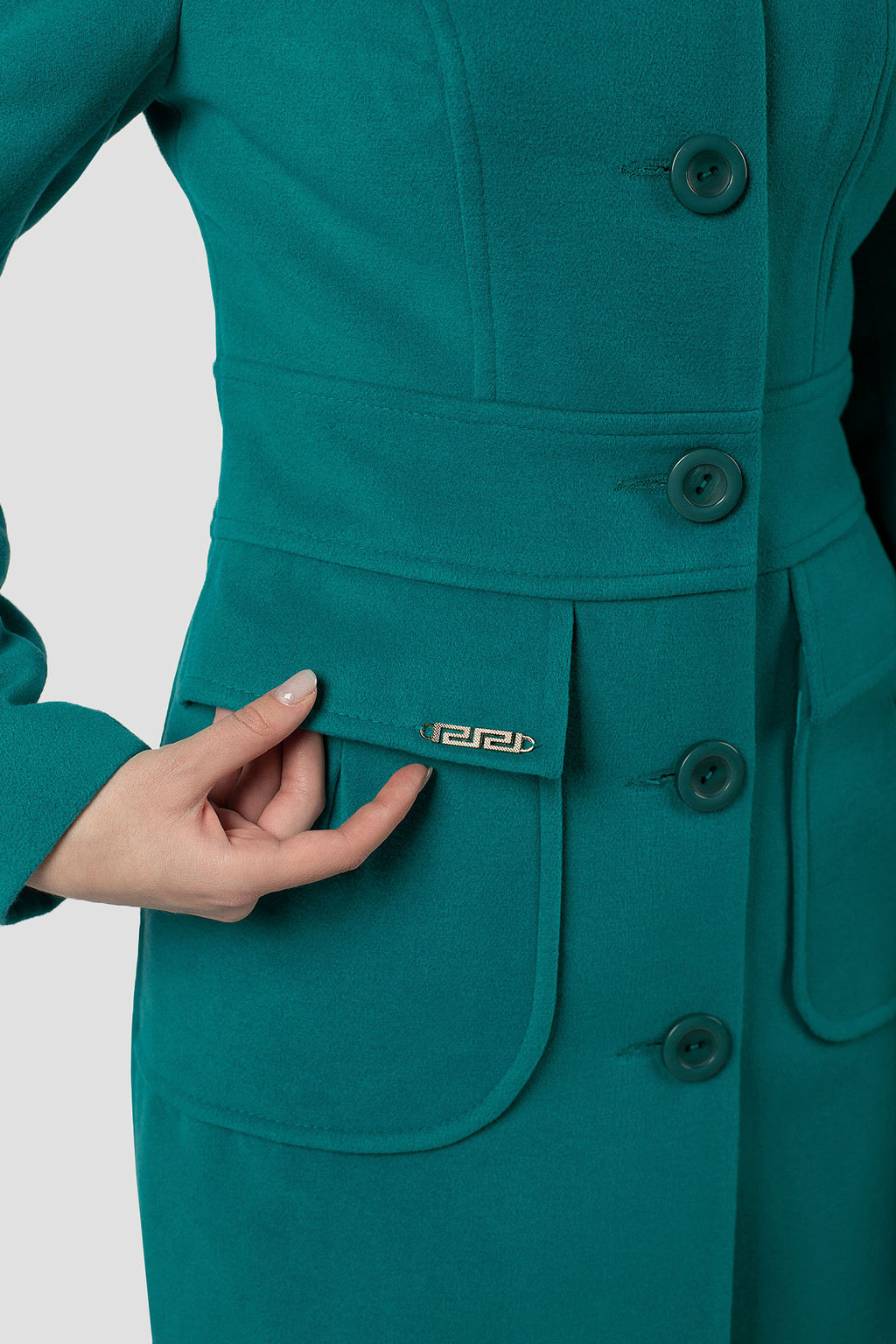 01-06414 Пальто женское демисезонное - El podio фото 4