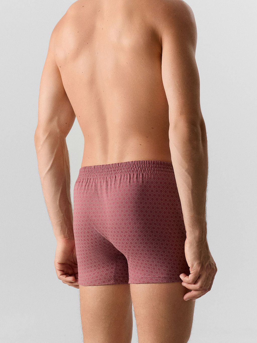 Цена за 2 штуки! Трусы мужские бордовые с принтом - Mark formelle фото 5