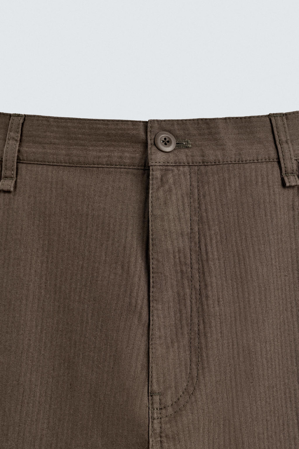 WASHED STRAIGHT-LEG TROUSERS - Zara фото 9