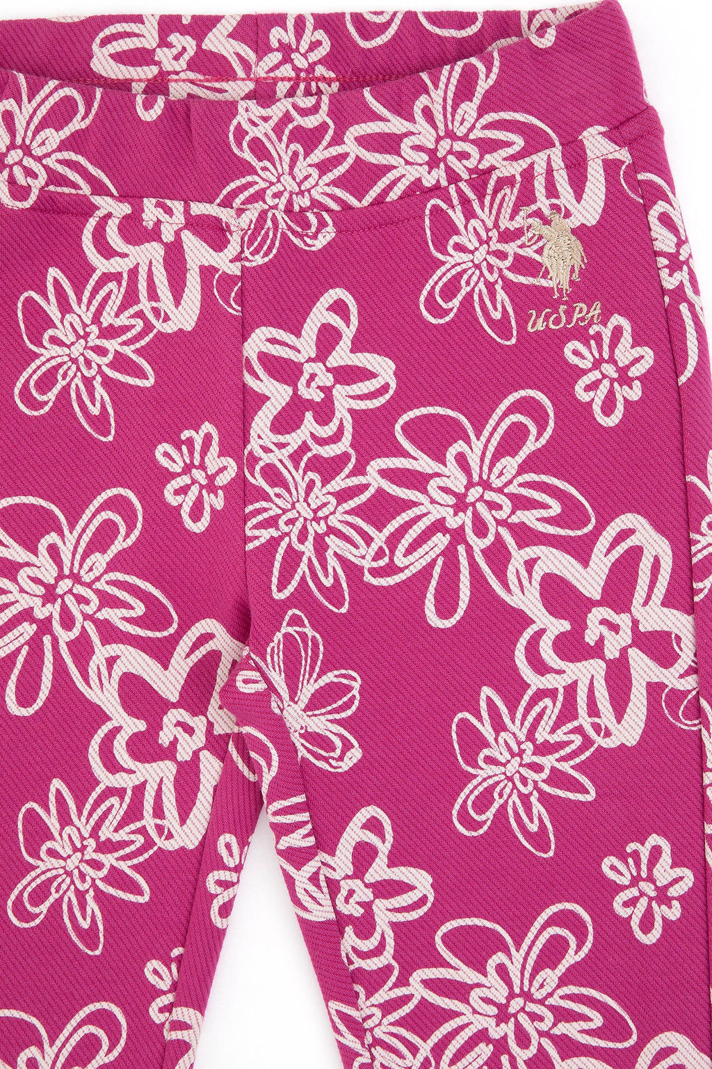 K_z _ocuk Pembe Tayt - U.s. polo assn фото 6