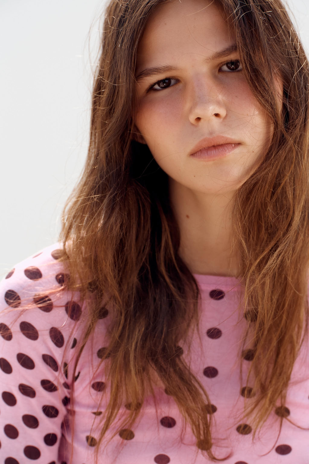 CAMISETA SUPIMA® MANGA LARGA LUNARES / Rosa - Zara фото 4