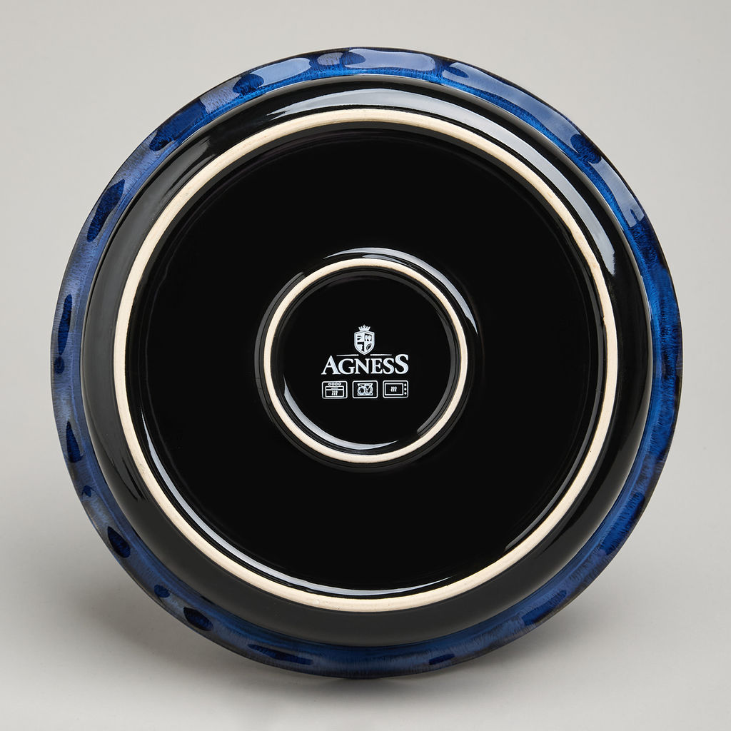 ФОРМА ДЛЯ ЗАПЕКАНИЯ КРУГЛАЯ REACTIVE BLUE 27*6,5 СМ 1500 МЛ - Agness фото 3
