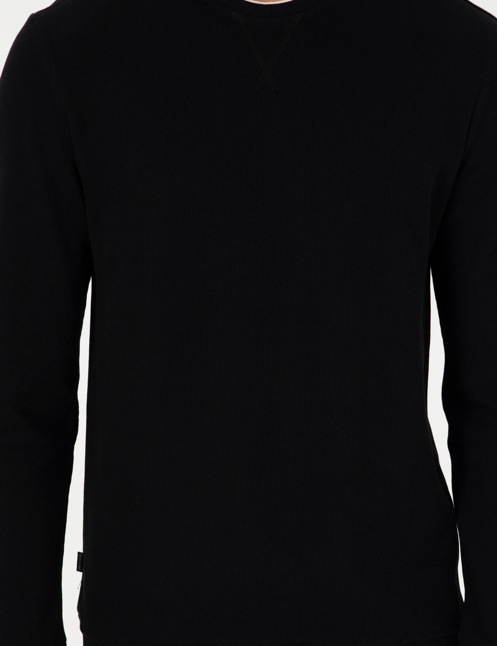 Siyah Regular Fit Sweatshirt - Pierre cardin фото 6