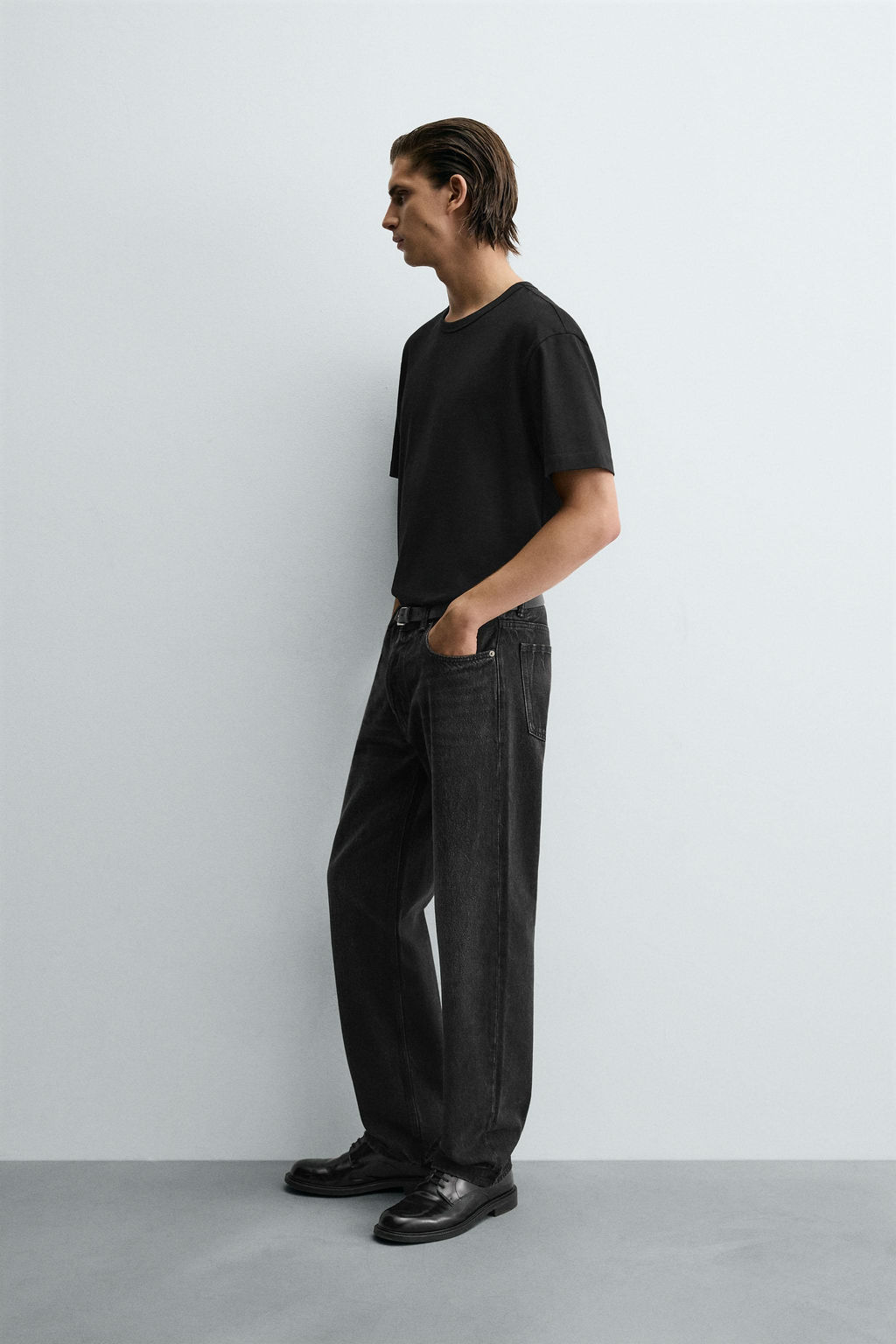 JEANS STRAIGHT FIT / Carb?n - Zara фото 4