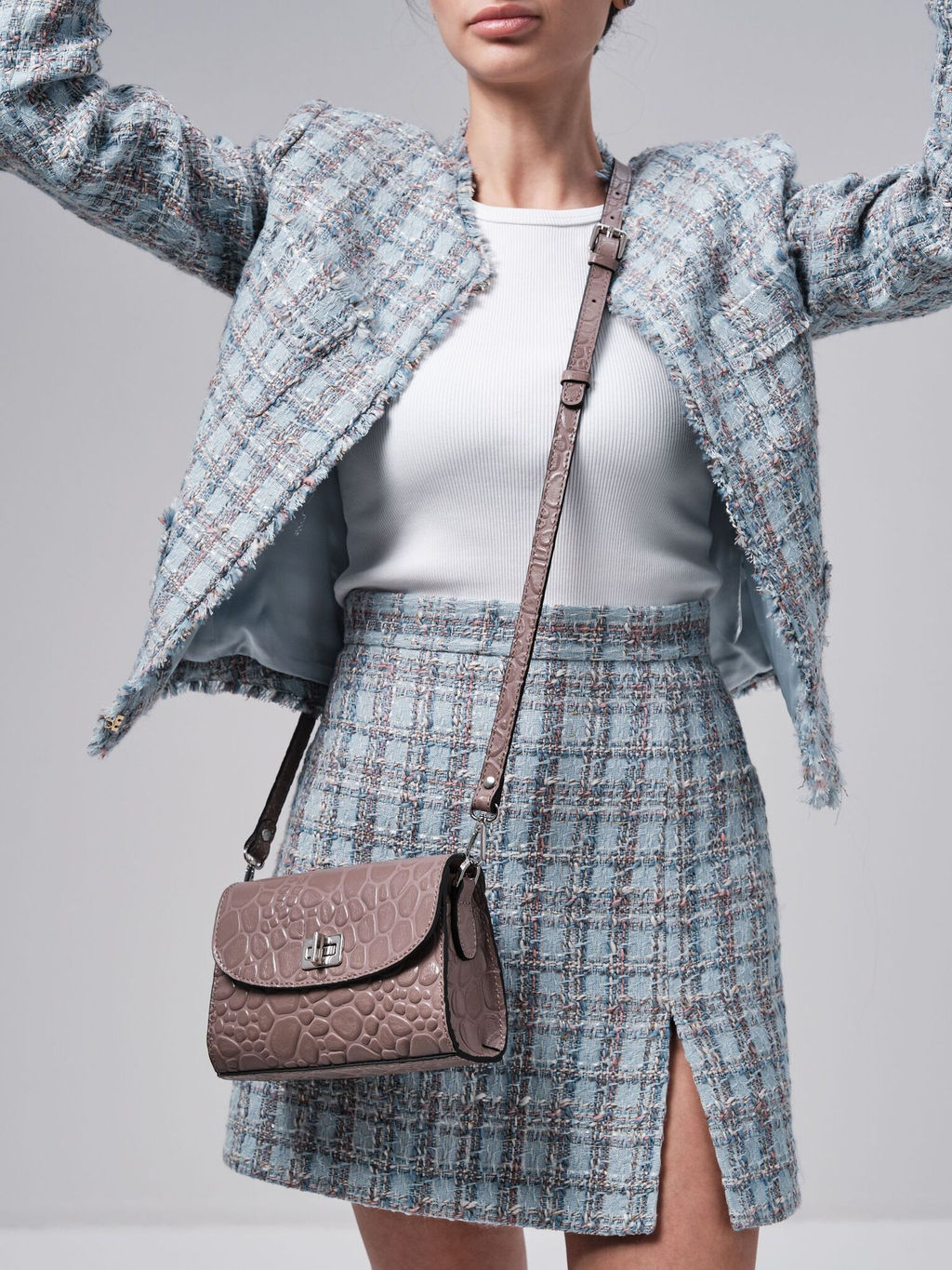 Сумка на плечо Deboro 31033 фиолетовый шепот