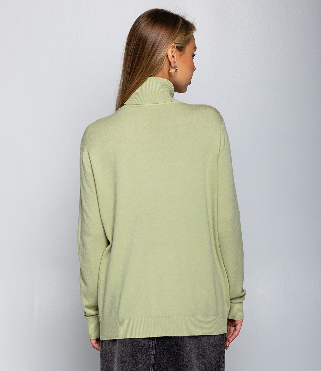 Водолазка #ОКТ06, фисташковый - Dommod фото 3