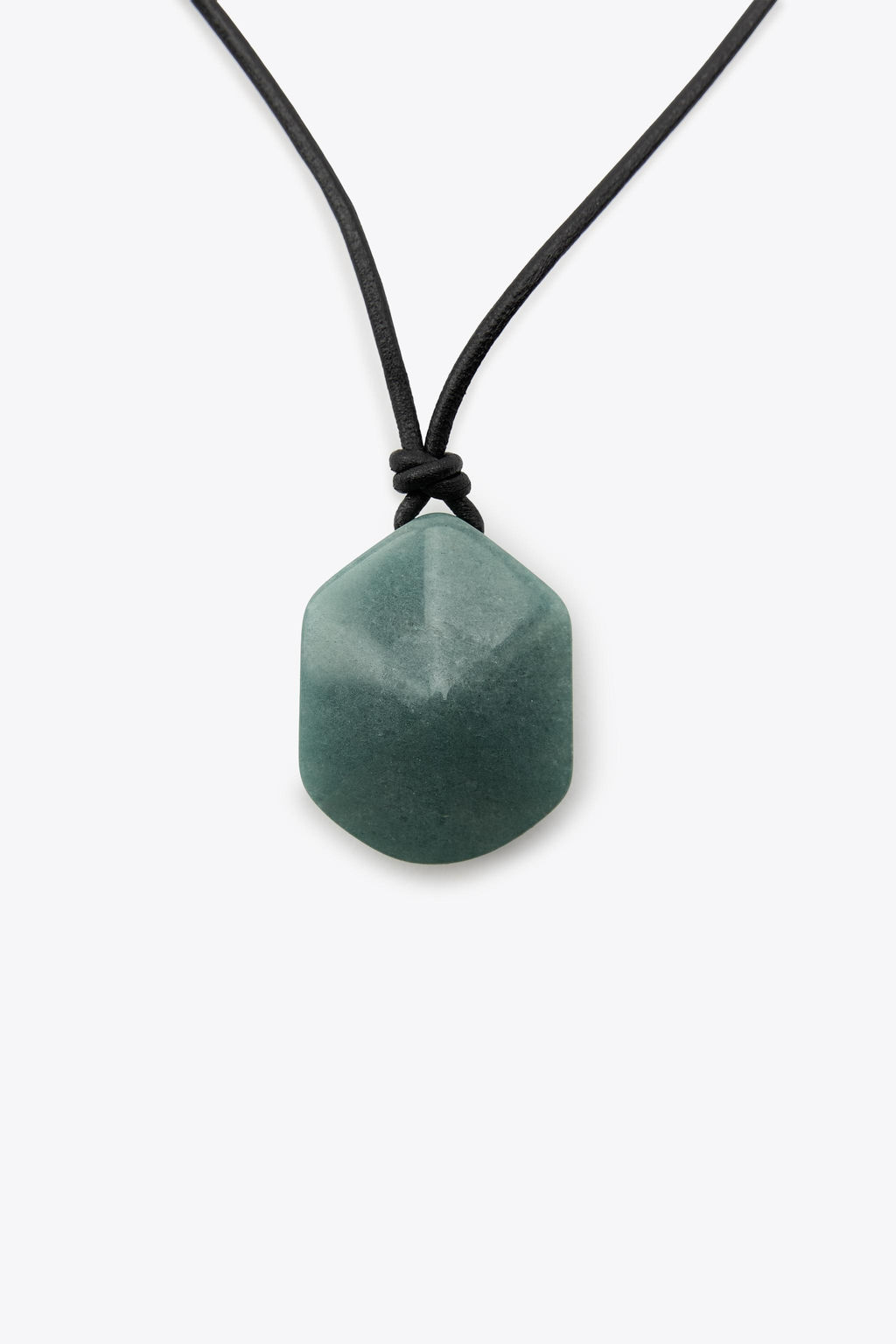 LEATHER CORD STONE NECKLACE - Zara фото 4