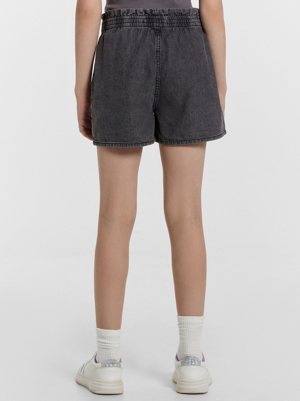 Шорты джинсовые для девочек серые - Mark formelle фото 4