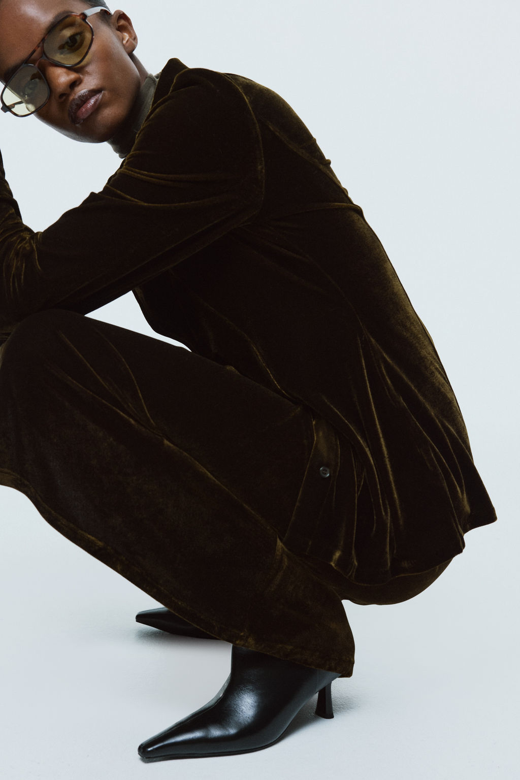 Camisa de velour - H&m фото 3