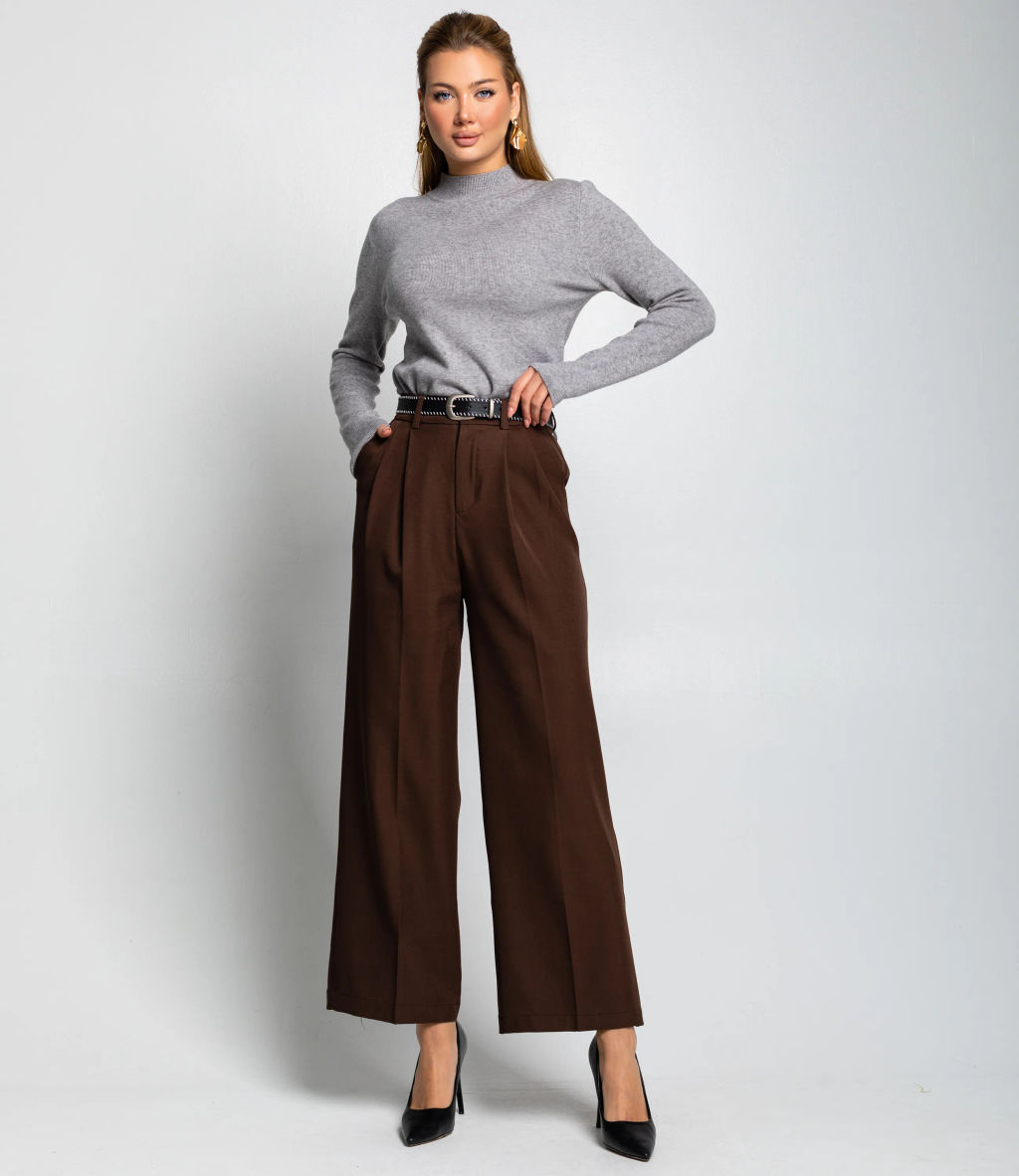 Брюки #КТ25993, шоколадный