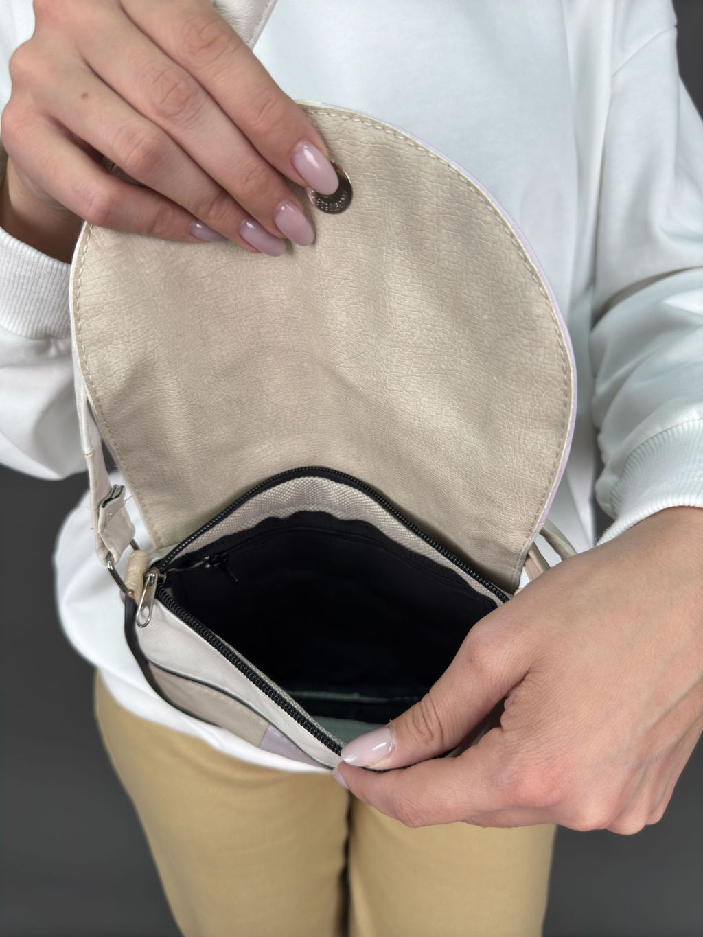 Сумка женская из телячьей кожи