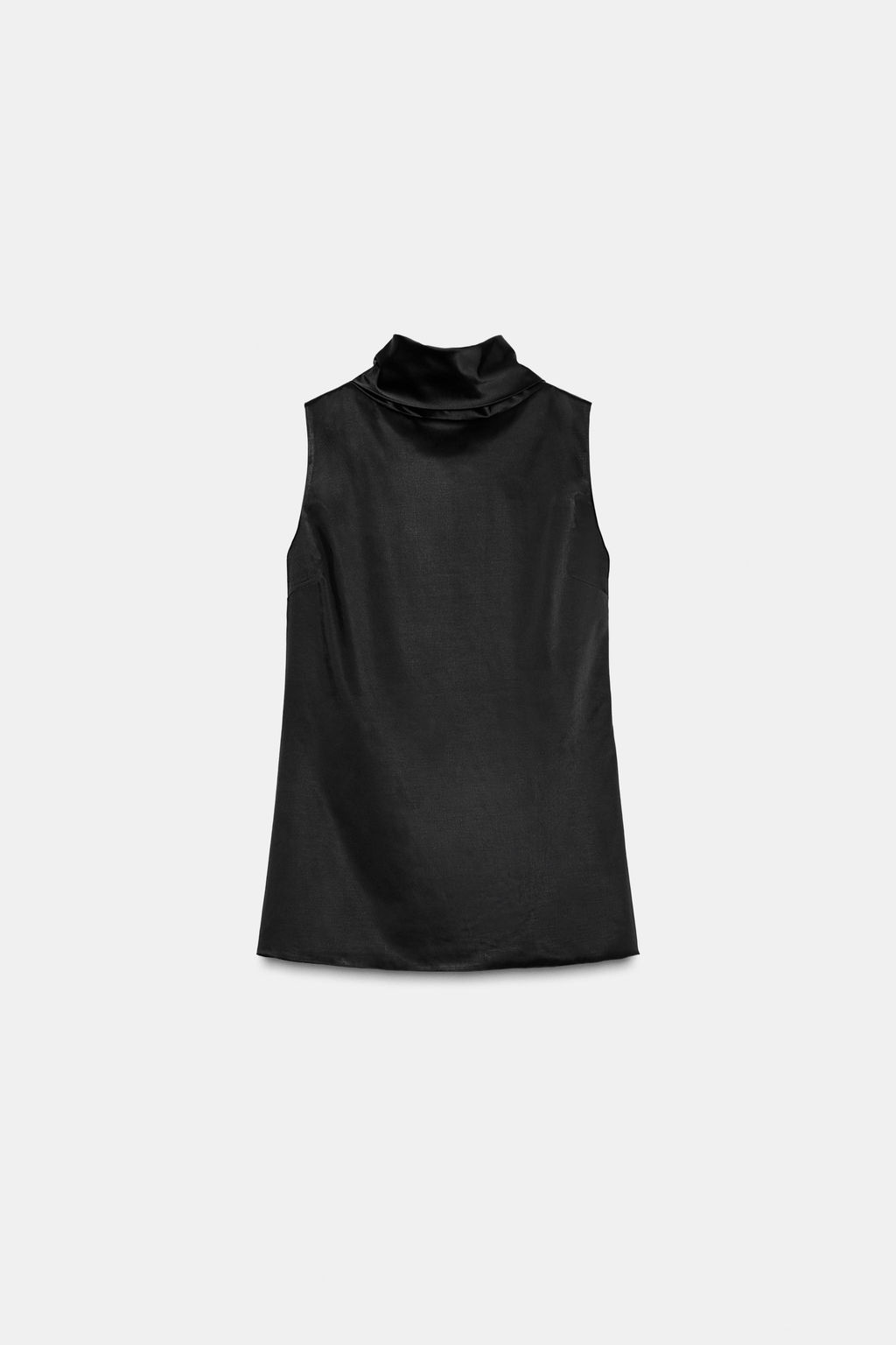 ZW COLLECTION SATIN SLEEVELESS TOP - Zara фото 9