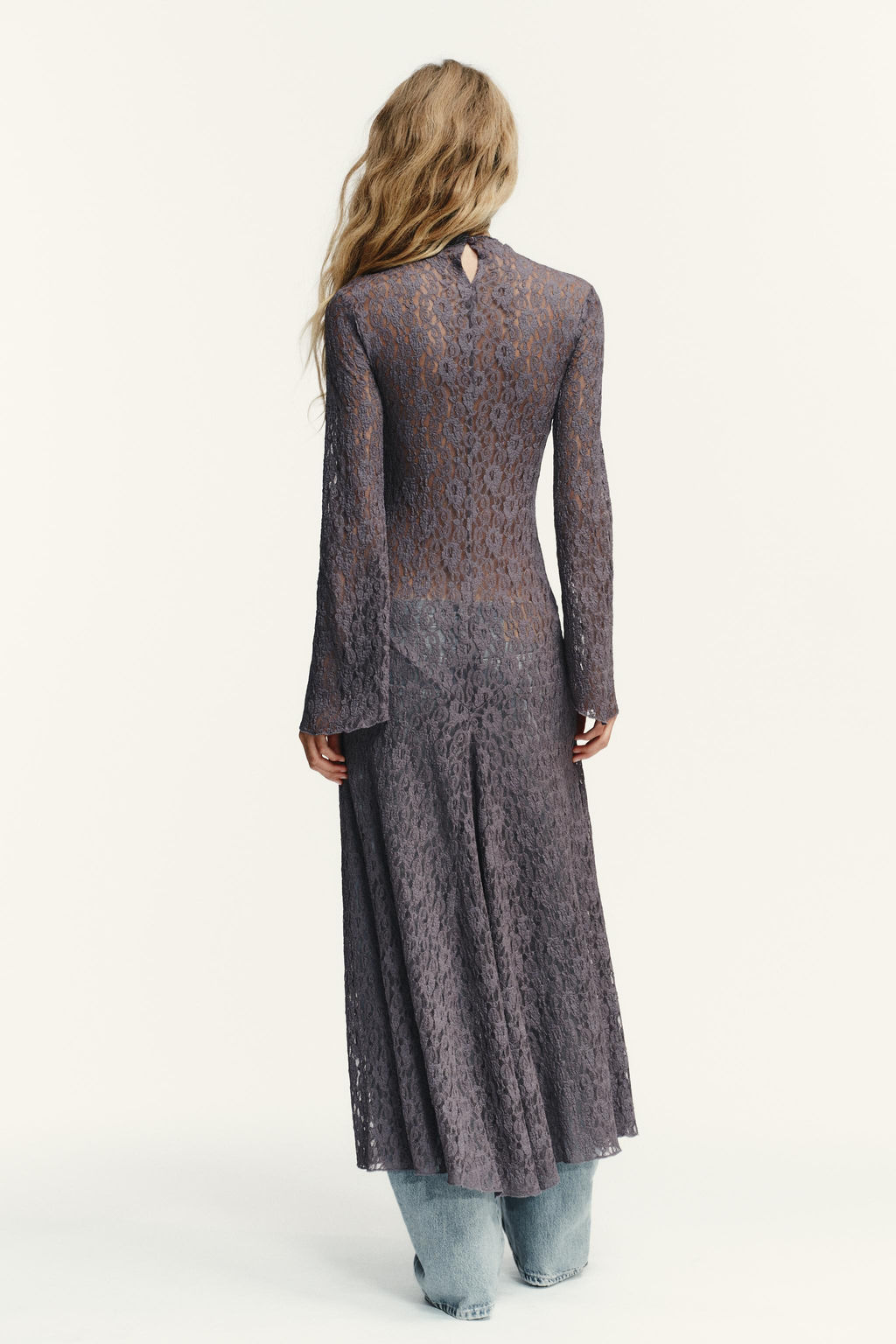 SOFT-TOUCH LACE DRESS - Zara фото 6