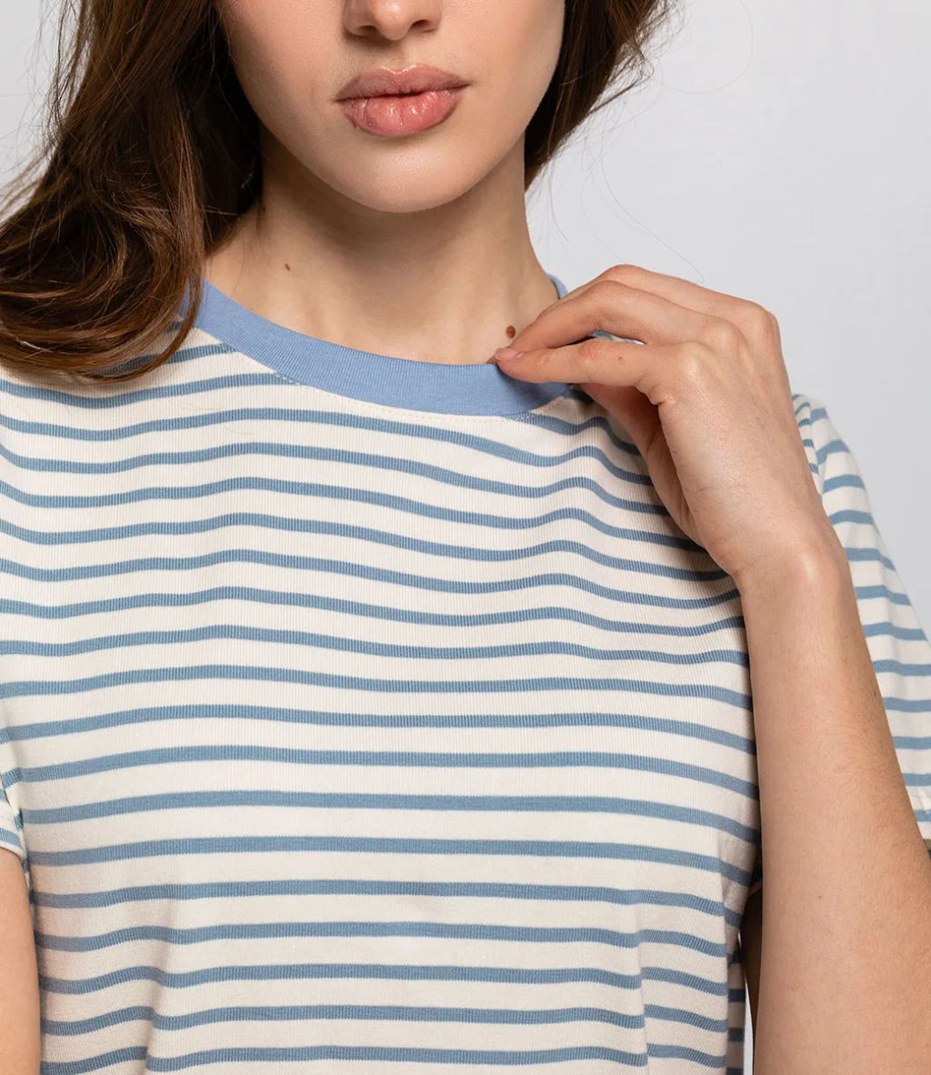 Футболка #КТ8355, голубой - Dommod фото 5