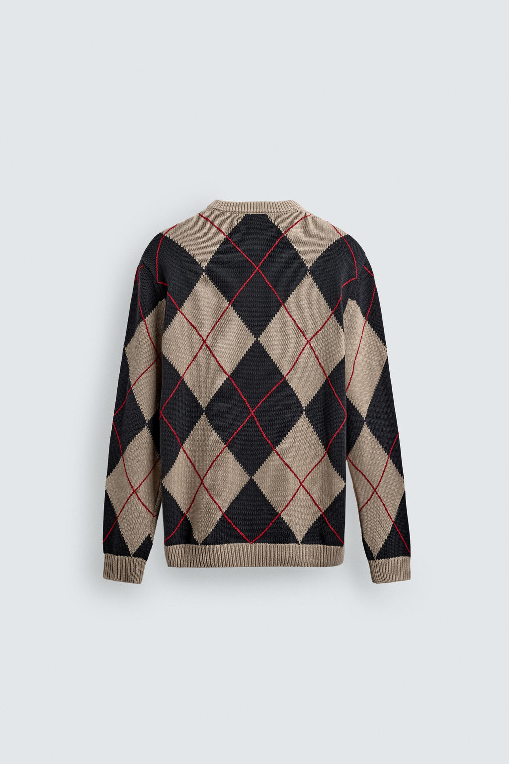 ARGYLE JACQUARD JUMPER - Zara фото 14