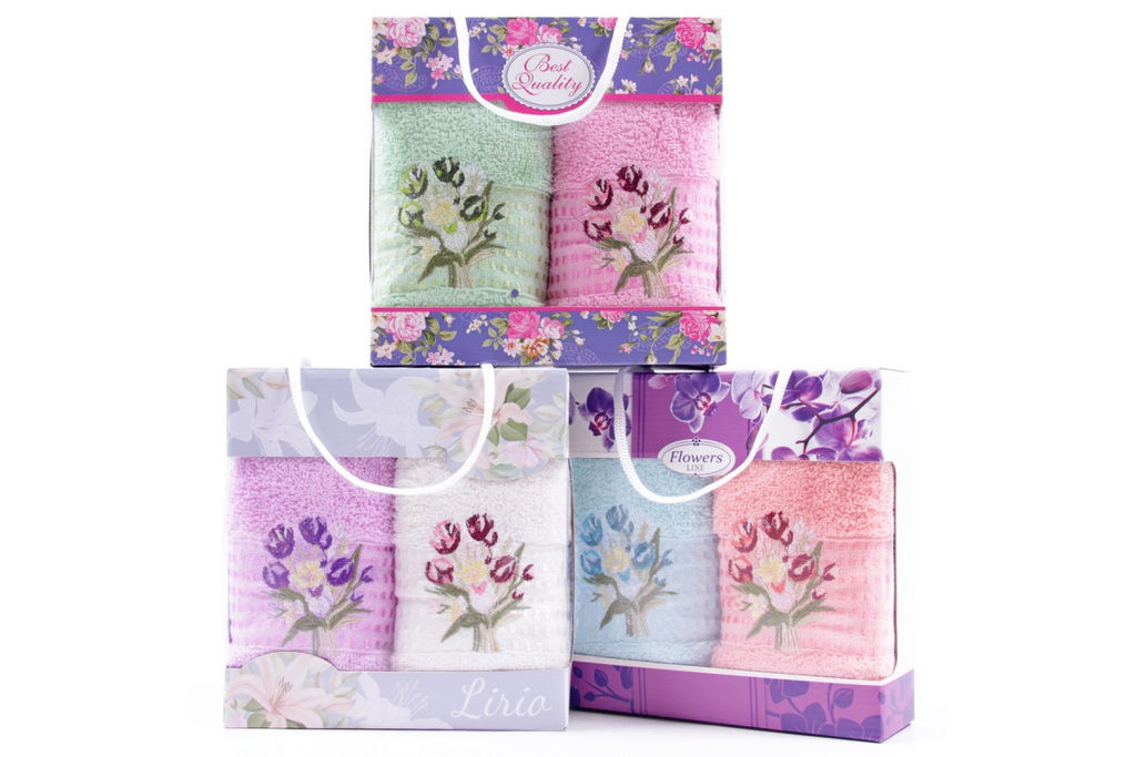 Набор полотенец махровых 10041145 в сумочке Р+Р