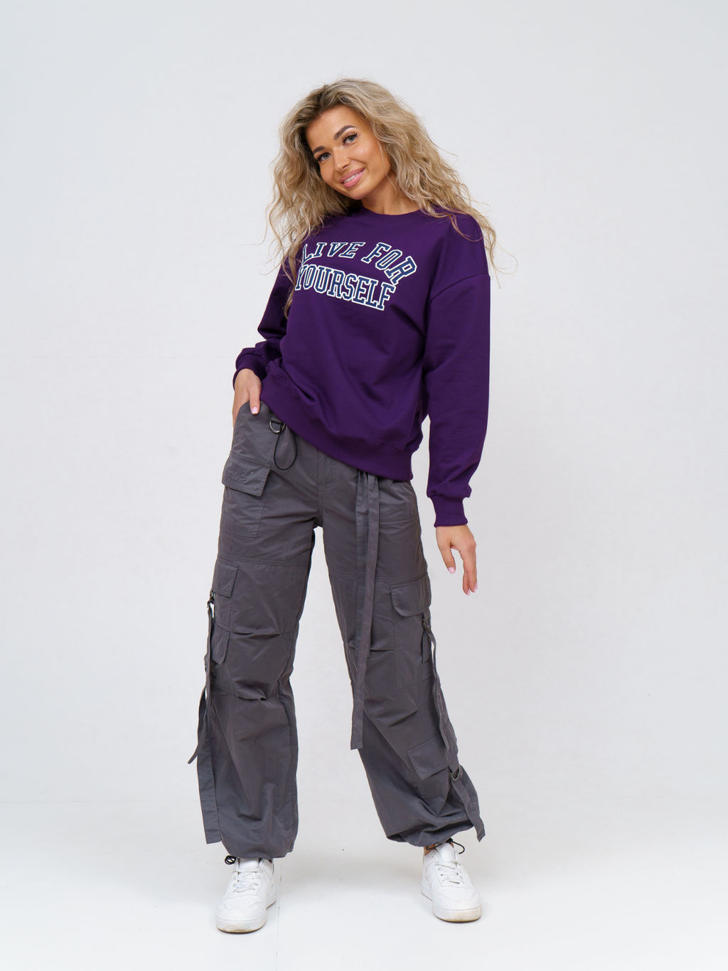 938 Свитшот "Фиолетовый"