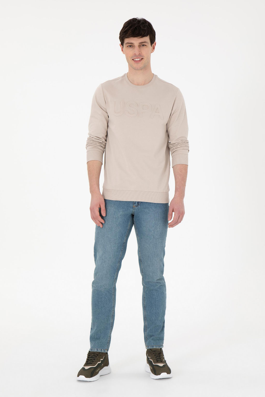 Мужской базовый свитшот Stone Неожиданная скидка в корзине - U.s. polo assn фото 4