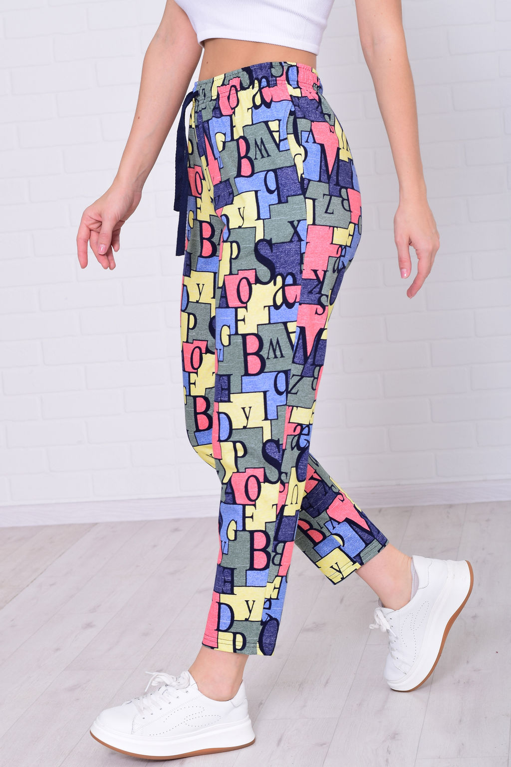 Брюки домашние женские 8-031д1 из хлопка - Новое кимоно фото 19