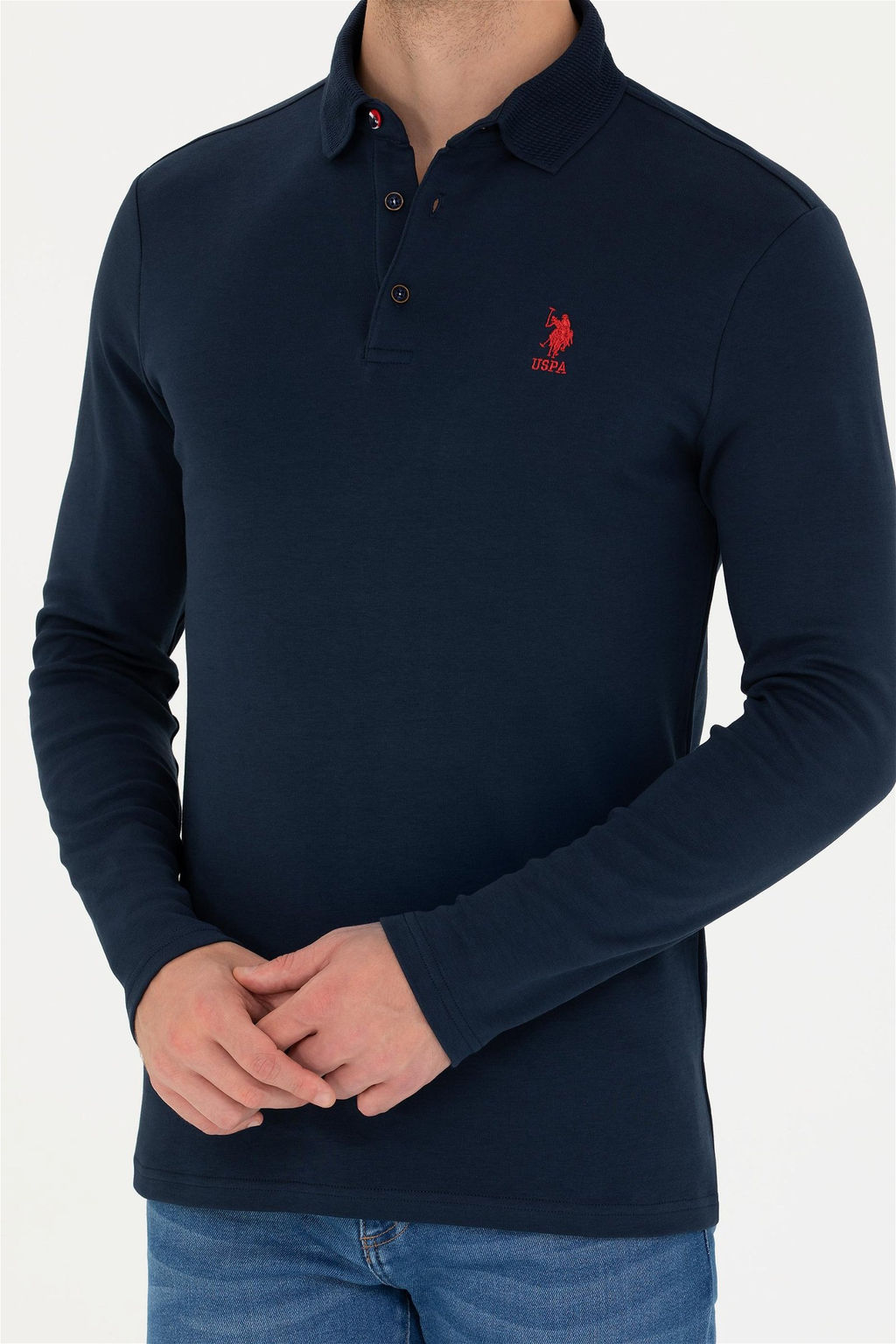 Мужской темно-синий свитшот Неожиданная скидка в корзине - U.s. polo assn фото 6