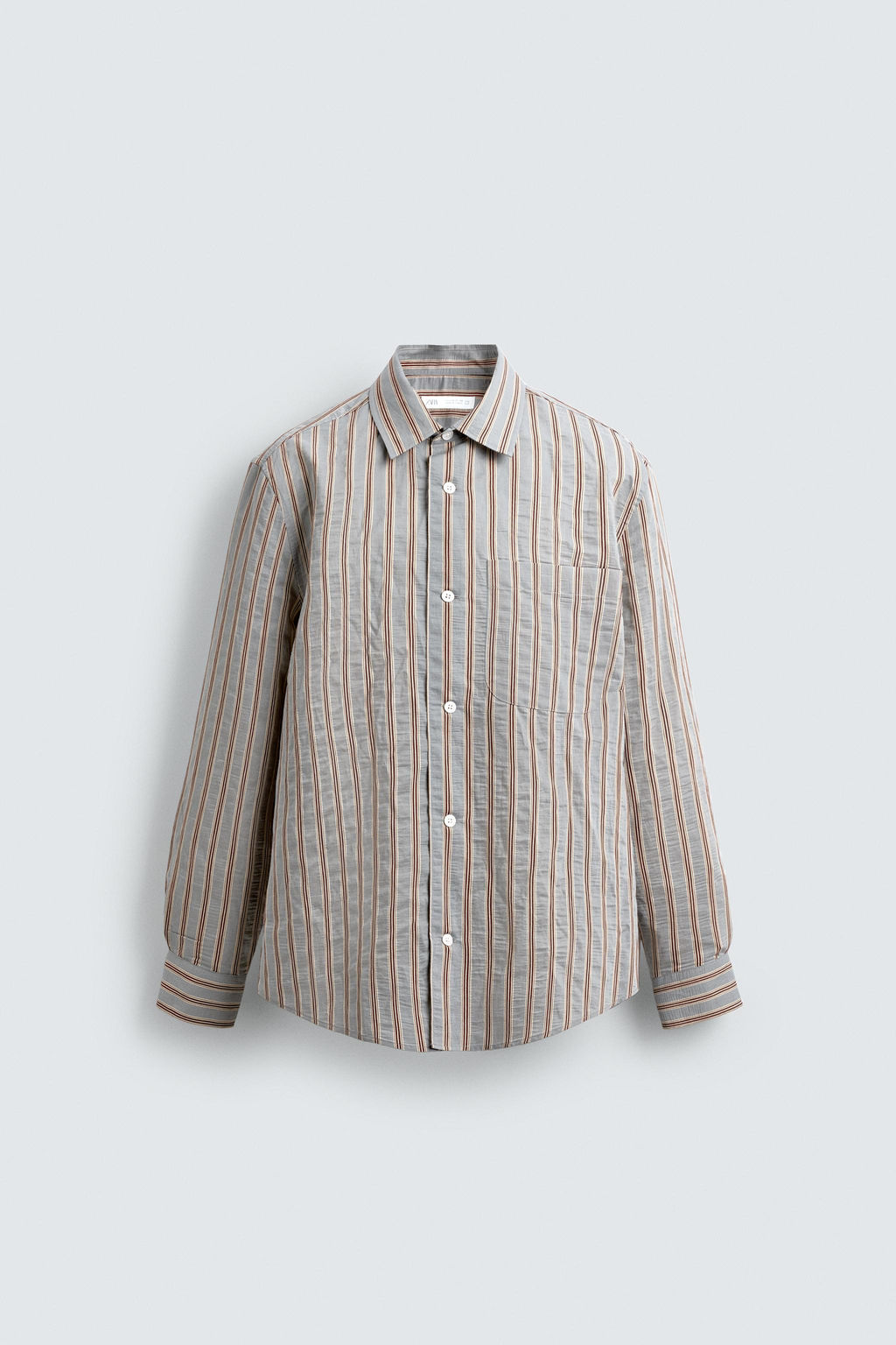 STRIPED FLOWING SHIRT - Zara фото 7