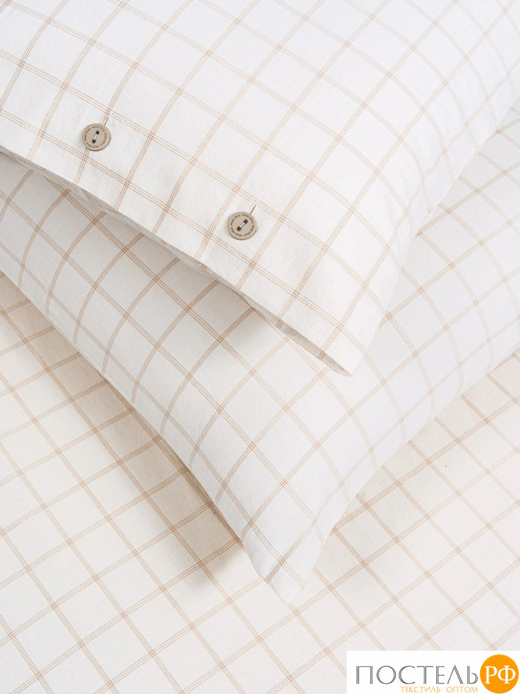 КПБ PRIME PRIVE ВАЛЬБО бел (клетка)  фото 5