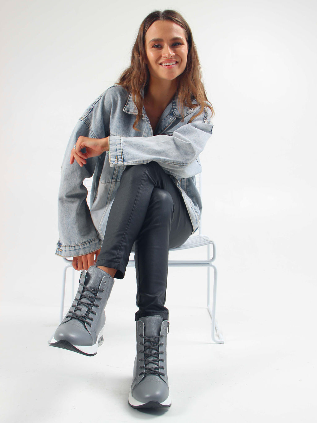 Ботинки 311.AVATARbl. Серый макс/Мех