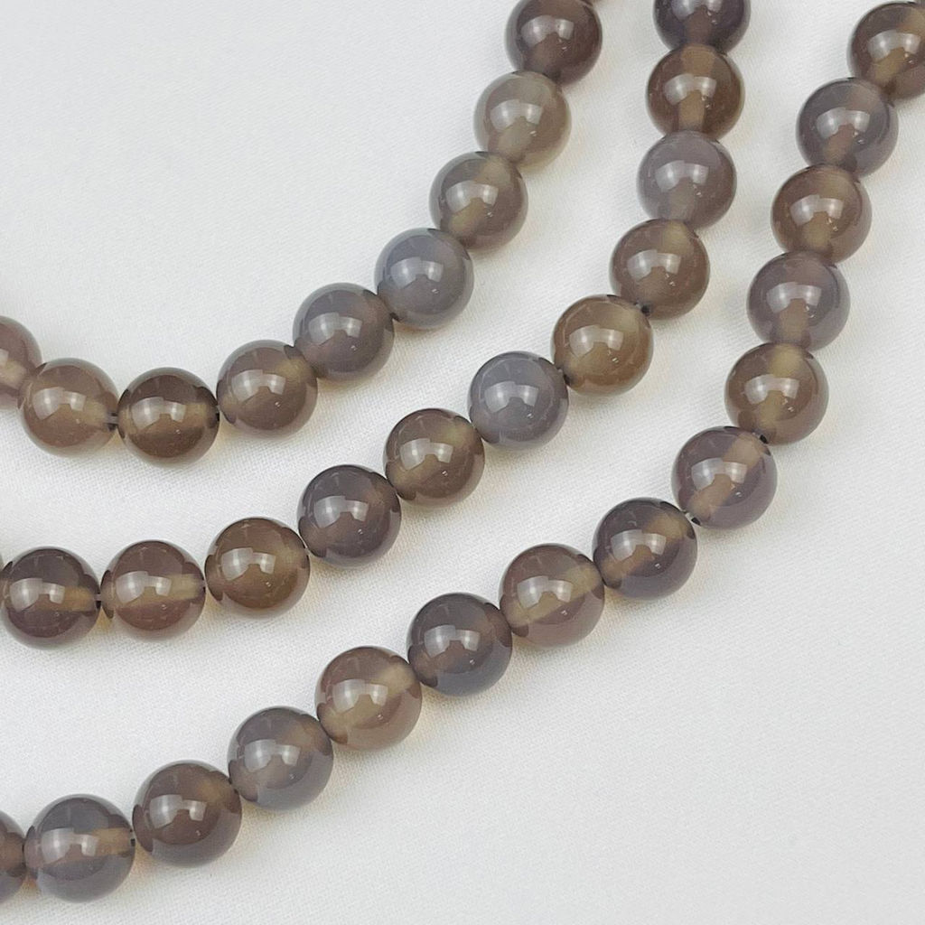 Бусины для украшений из серого Агата
