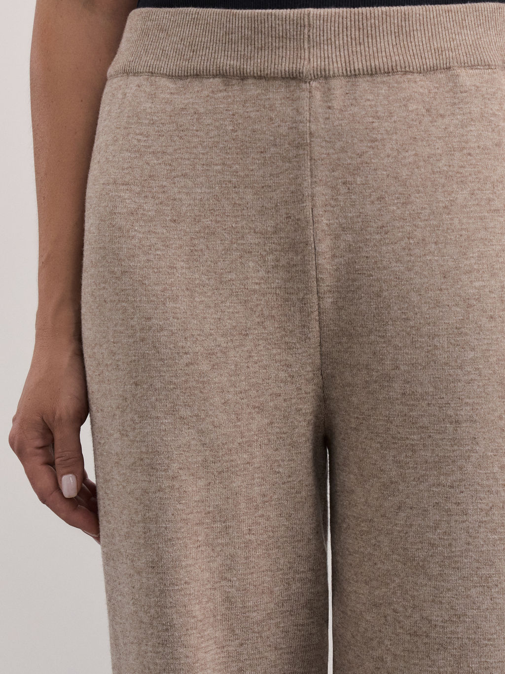 Прямые вязаные брюки из вискозы / Zarina  фото 5