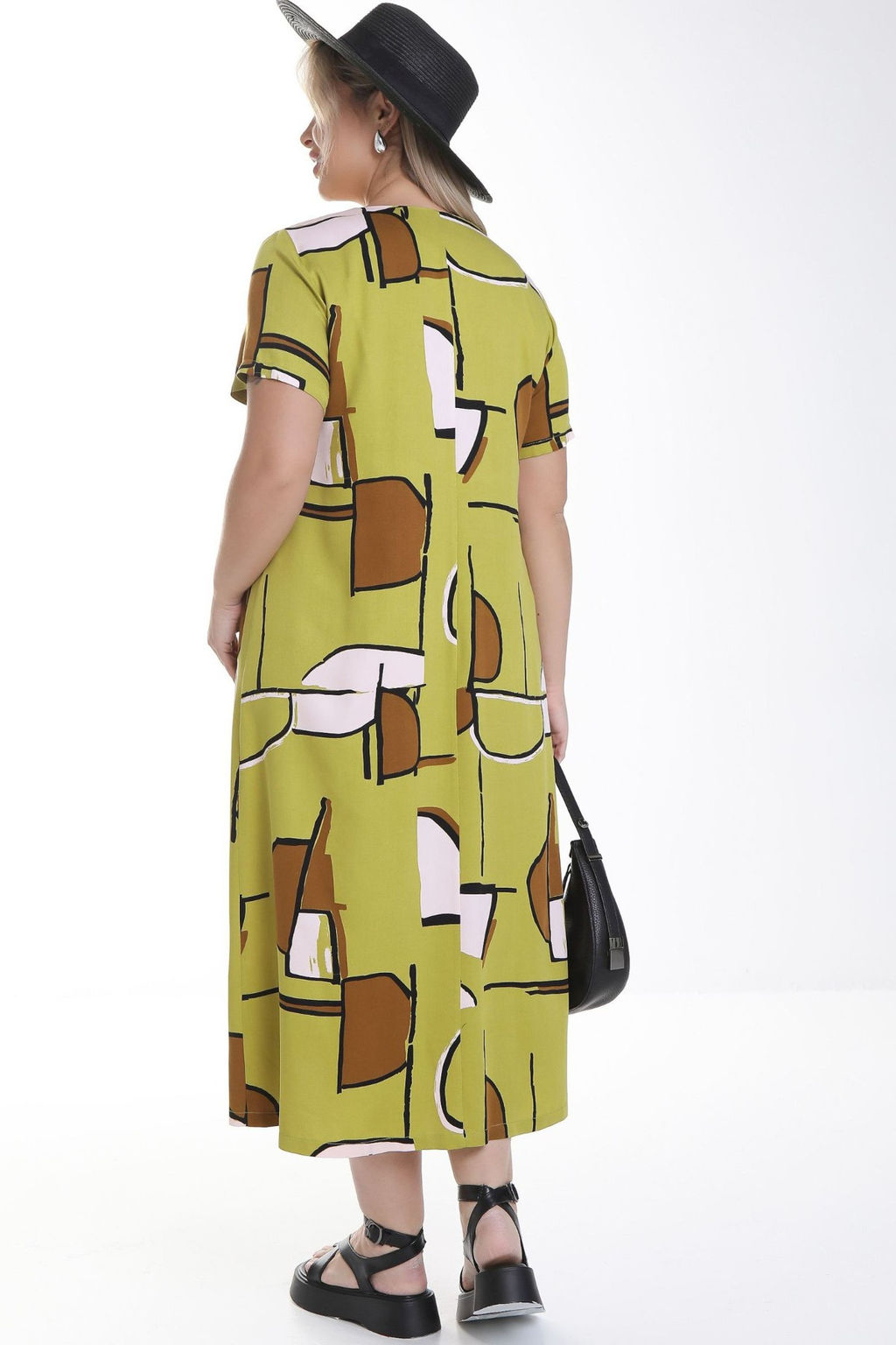 Платье П-2230/2 Цвет:оливковый - Леди агата фото 6