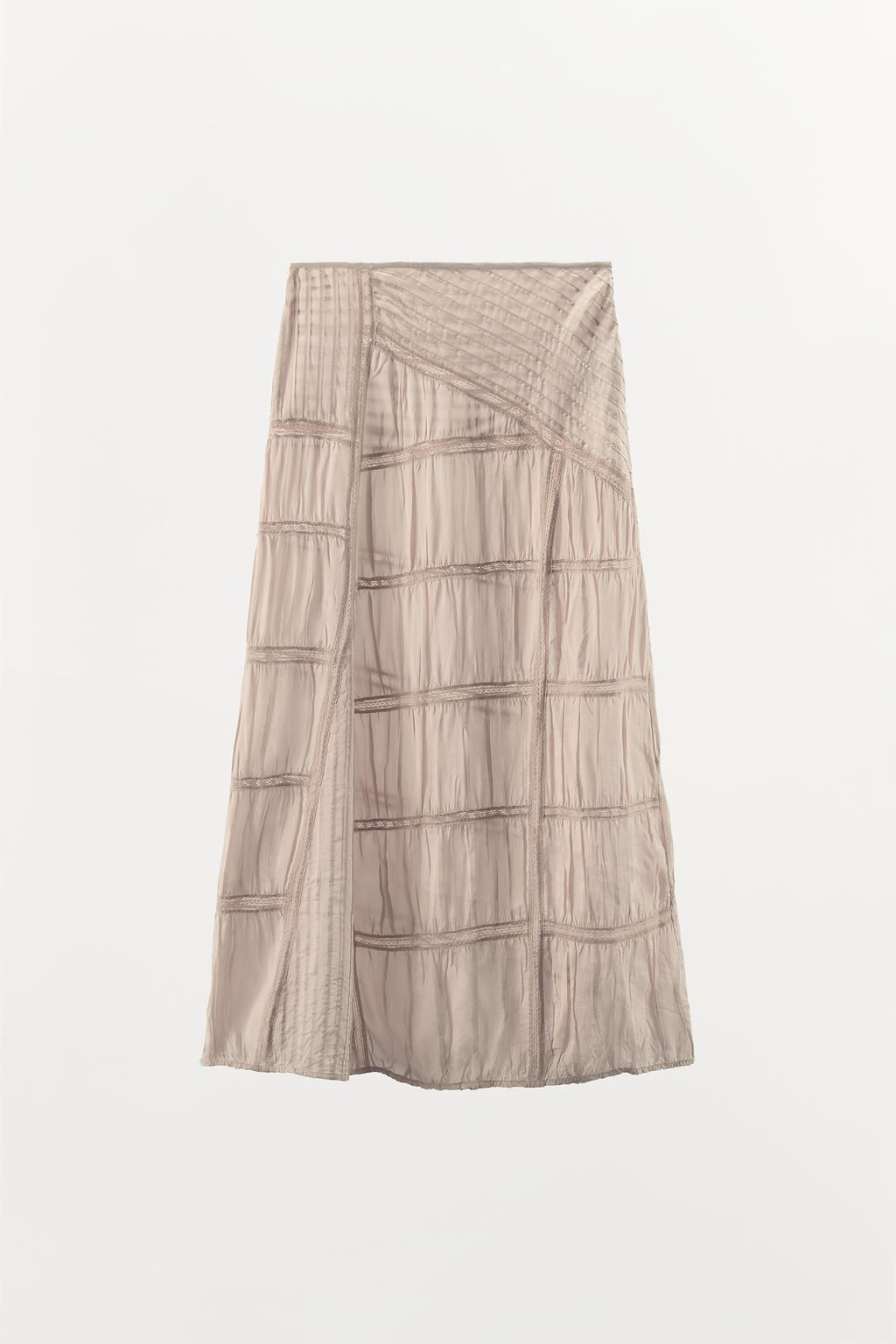 LACE PLEATED SKIRT - Zara фото 3