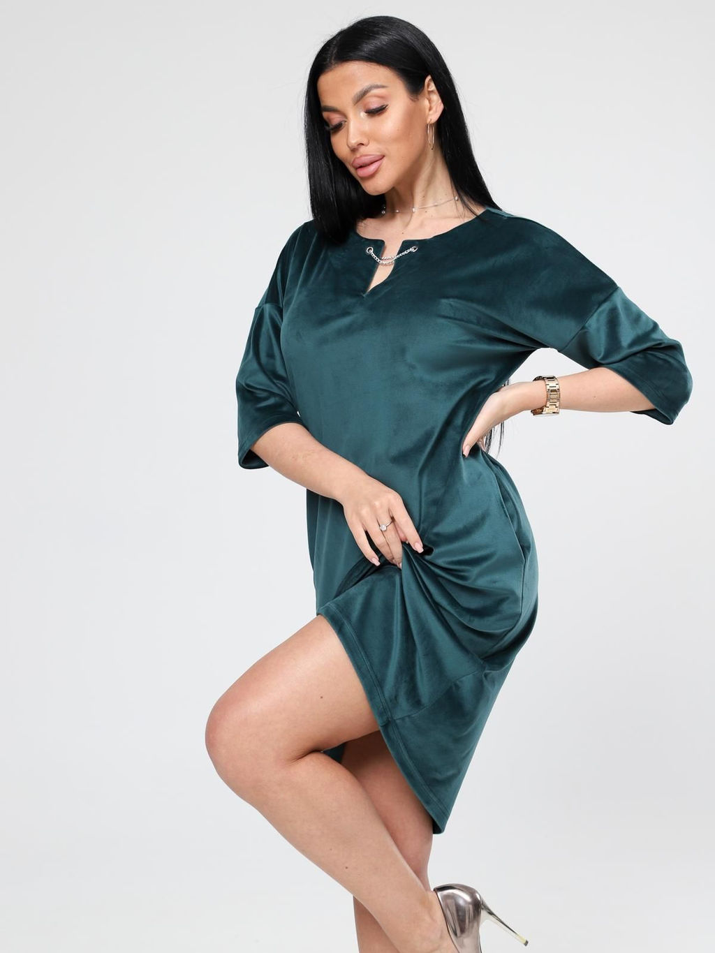 IV-CAPRIZ Карисса - платье из велюра