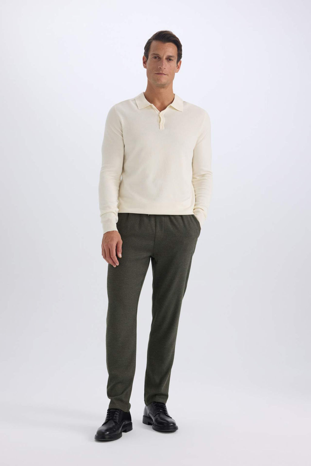 K?sl?k Jogger Pantolon Beli Bagc?kl? Cepli Duz Paca - Defacto фото 4