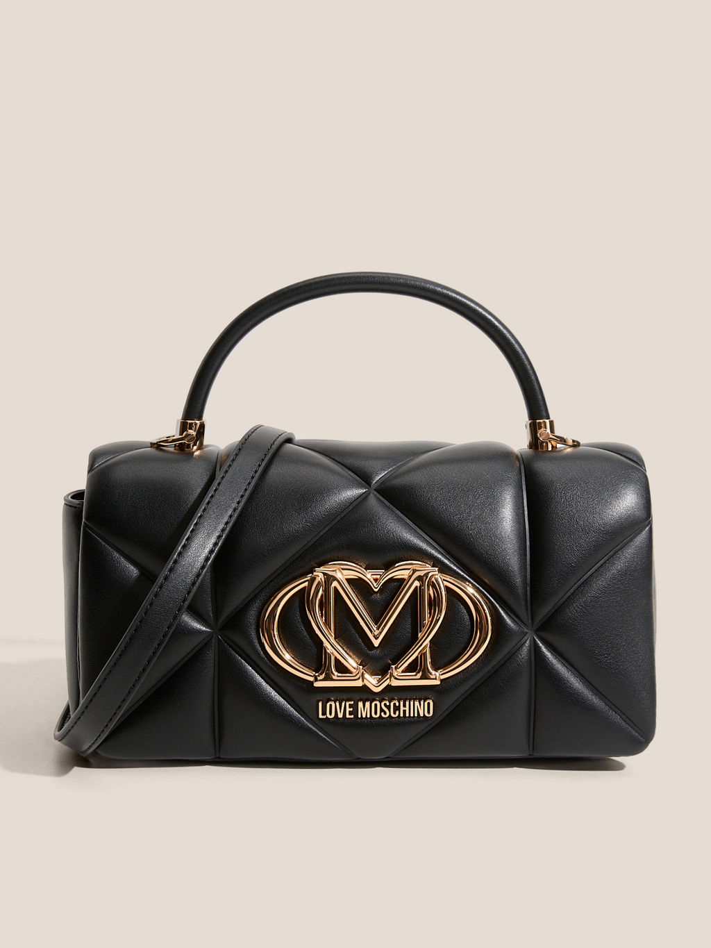 Женская сумка с ручкой LOVE MOSCHINO EMBOSSED Q Артикул 4561078, черный