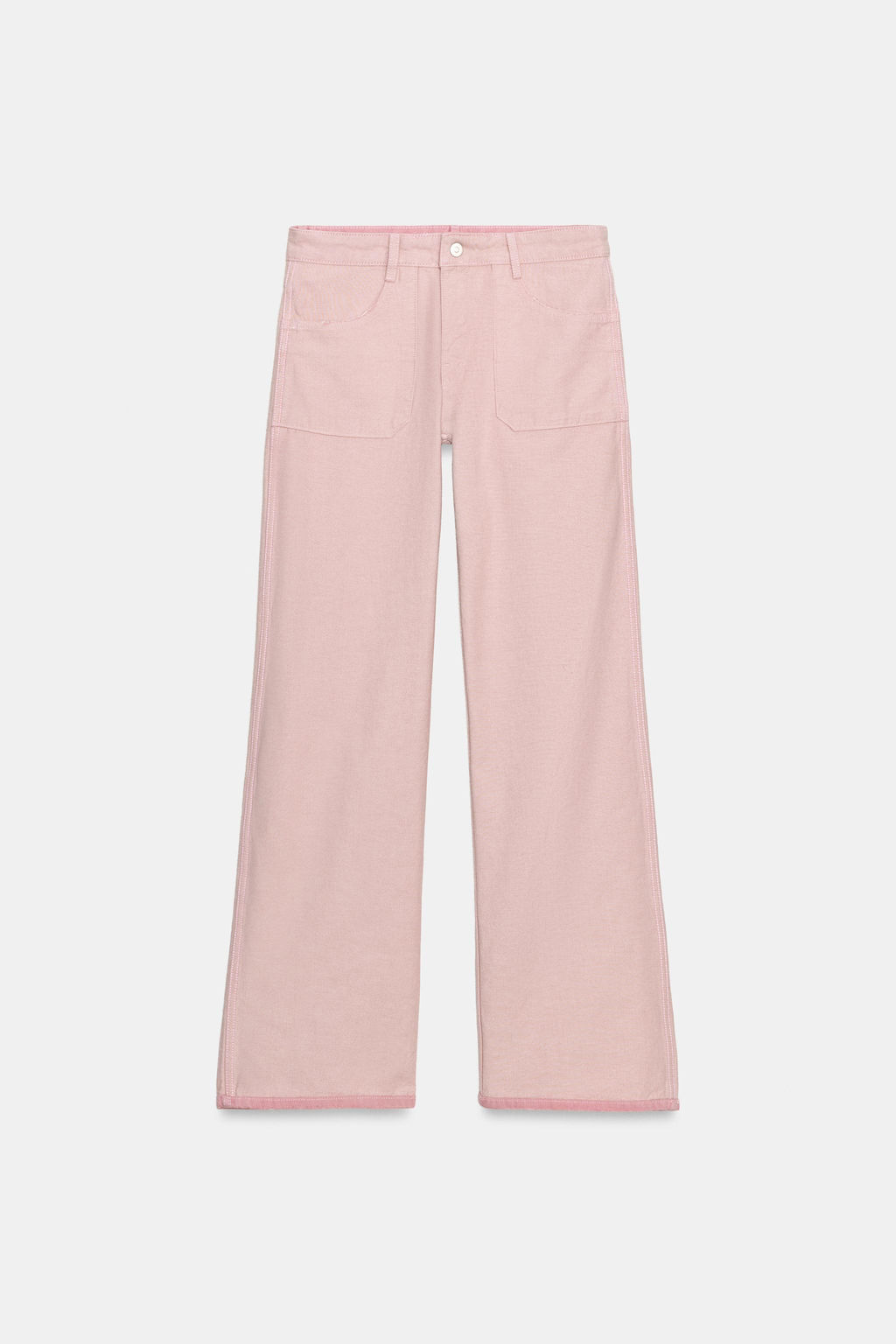JEANS TRF REVERSIBLE TIRO MEDIO / Rosa - Zara фото 14