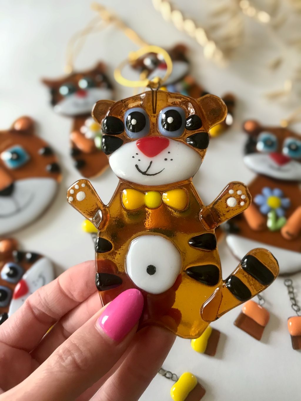 Сувенир Тигренок с бантиком - Стрекоза фото 2