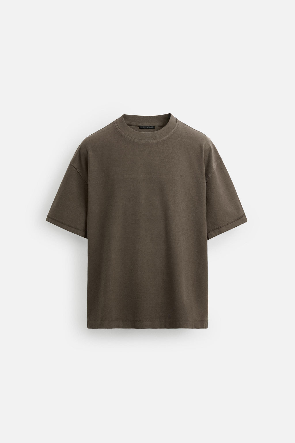 BOXY FIT HEAVYWEIGHT T-SHIRT - Zara фото 8