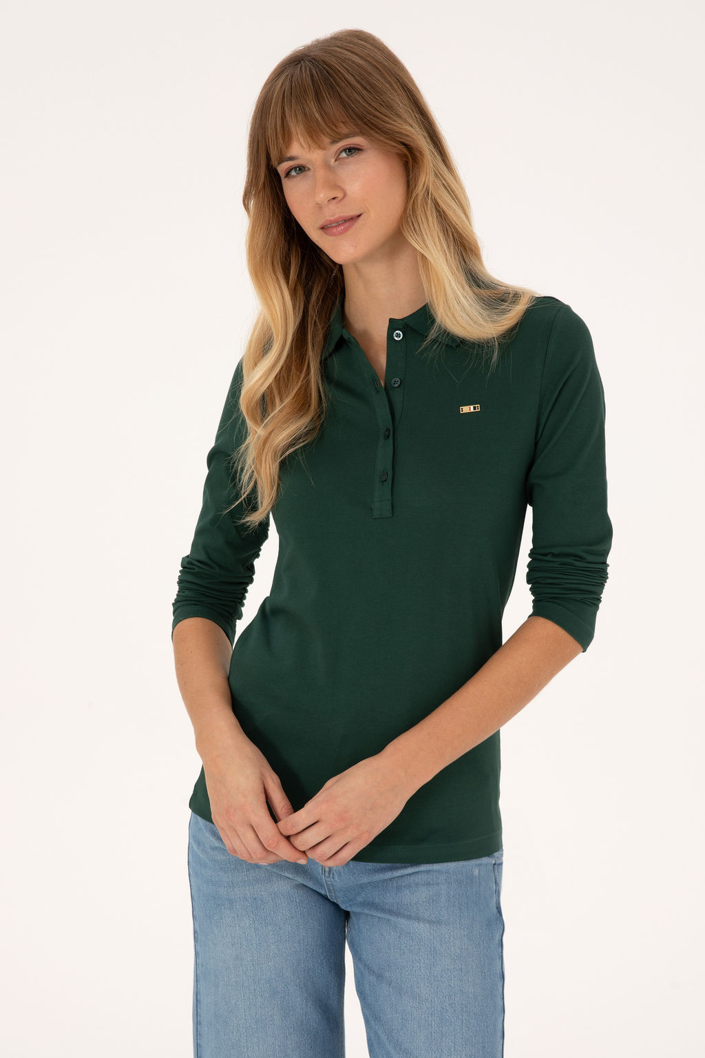 Kad_n Koyu Ye_il Basic Sweatshirt Sepette S_rpriz _ndirim - U.s. polo assn фото 8