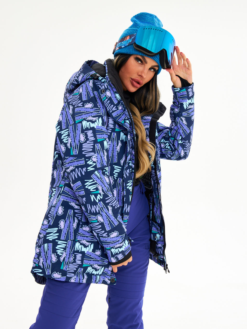 Женская горнолыжная сноубордическая куртка Alpha Endless Ultra Chaleur SNB 423/316_5 Разноцветный  фото 23