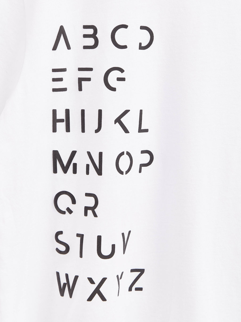 CONTE Футболка из хлопка Alphabet LD 1660 white