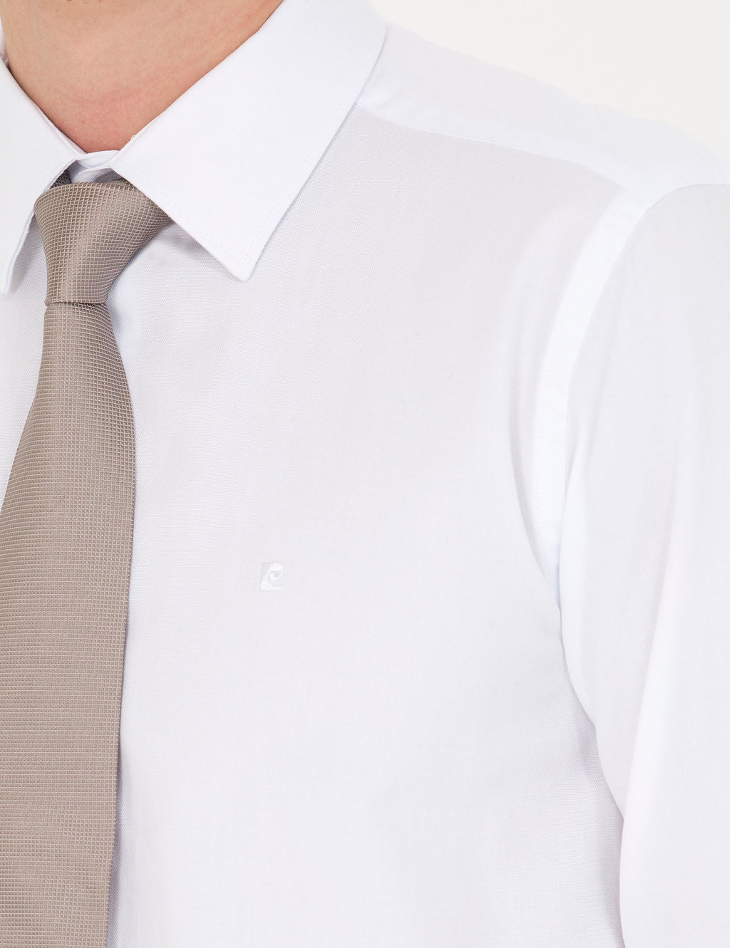 Beyaz Slim Fit Uzun Kollu G_mlek