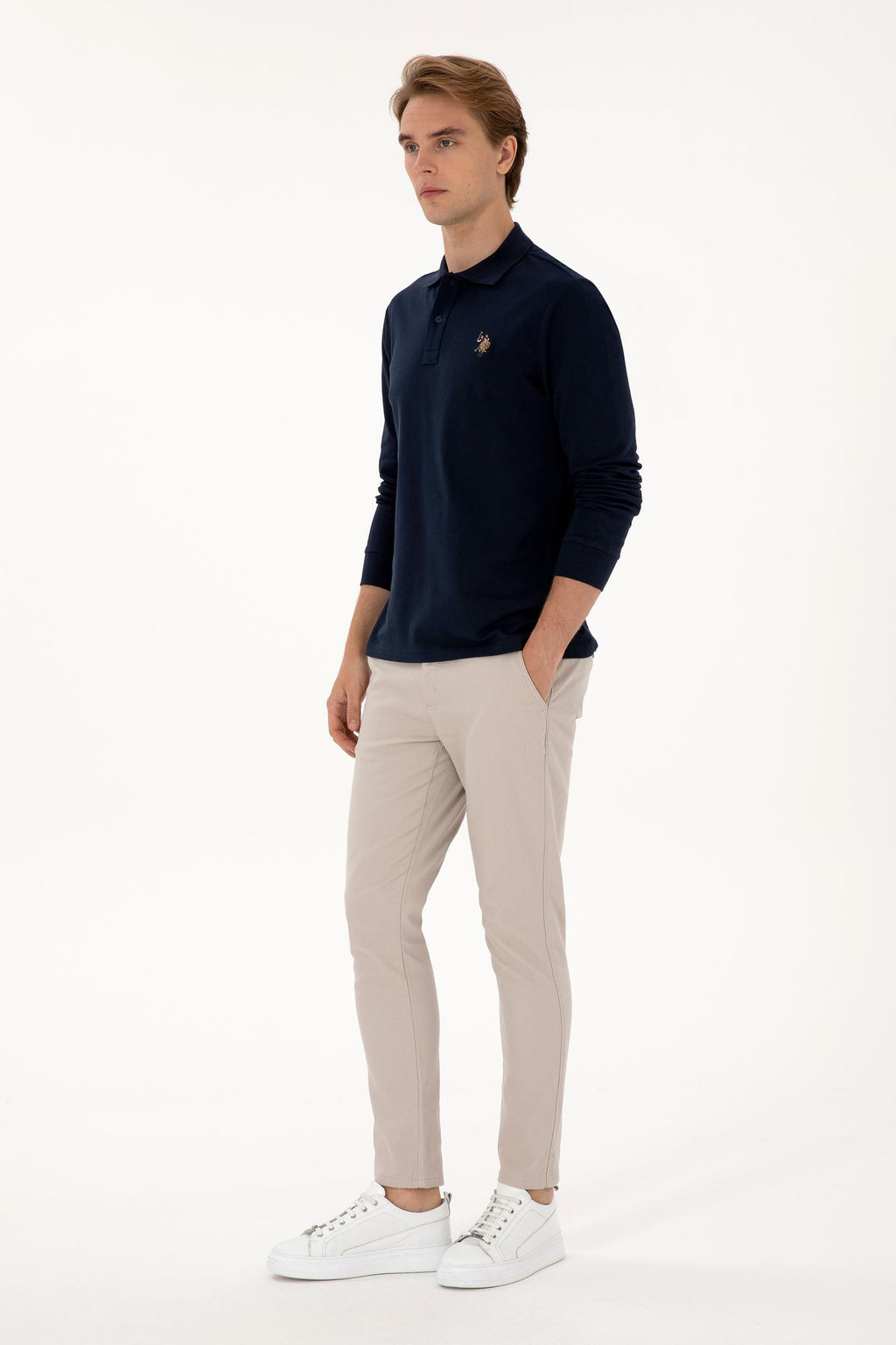 Erkek Lacivert Basic Sweatshirt Sepette S_rpriz _ndirim - U.s. polo assn фото 4